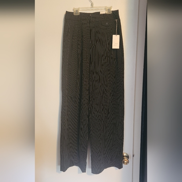 Pinstripe Wide leg Dress Pants - Picture 1 of 5